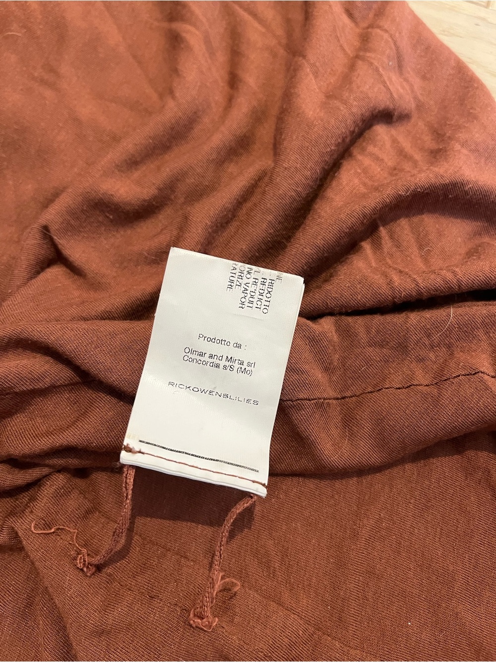 Rick Owen’s Lillies Brown Cowl Neck Long Sleeve top - Picture 8 of 13